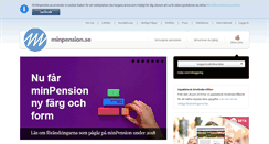 Desktop Screenshot of minpension.se