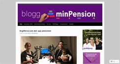 Desktop Screenshot of blogg.minpension.se